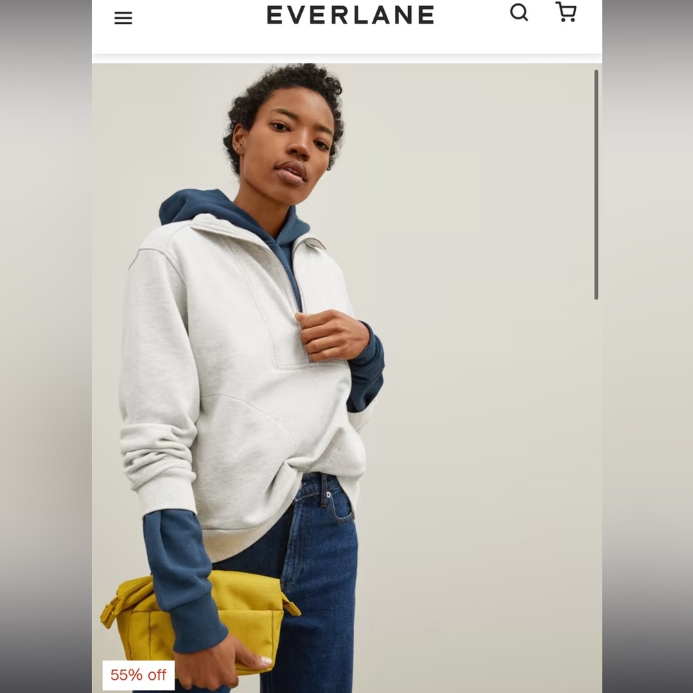 Everlane Track Half Zip